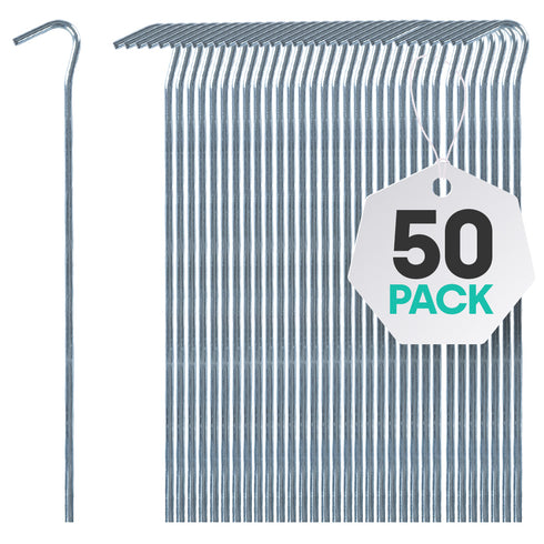50 Tent Ground Pegs - Green