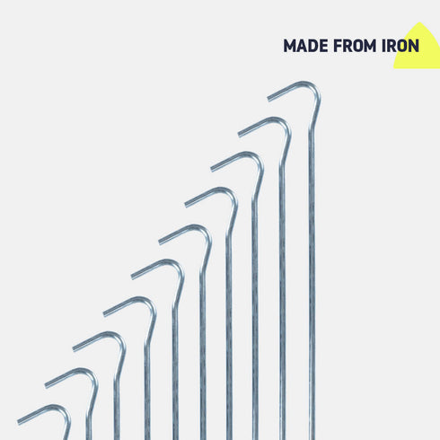 50 Tent Ground Pegs - Green