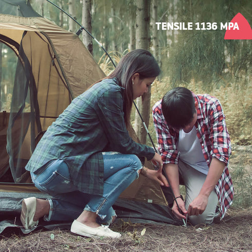 50 Tent Ground Pegs - Green