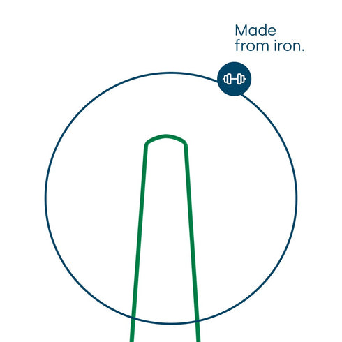 50 U-Shape Ground Pegs - Green