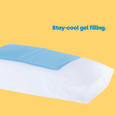 Livivo Cooling Gel Pillow Pad - Self-Cooling Insert for Hot Nights - Pillow 2 Pack