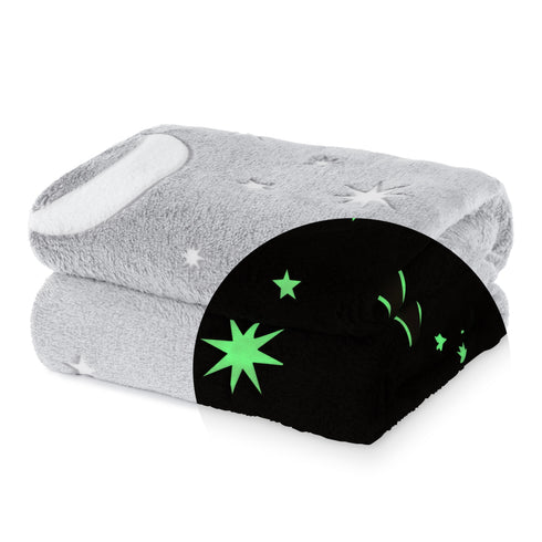 MoonGlow in the Dark Blanket - Grey