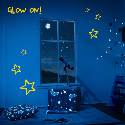 MoonGlow in the Dark Blanket - Grey