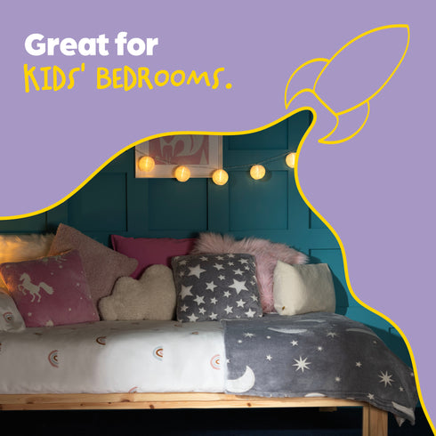 MoonGlow in the Dark Blanket - Grey