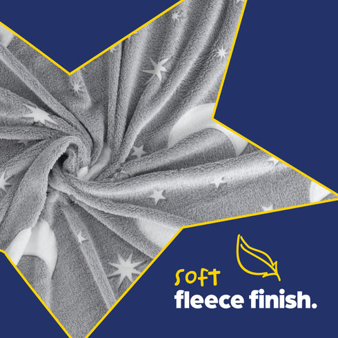 MoonGlow in the Dark Blanket - Grey