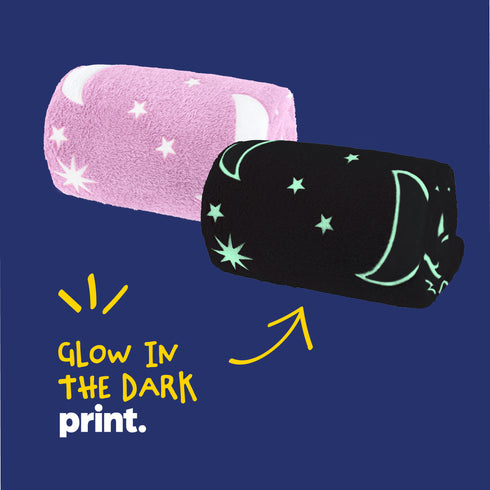MoonGlow in the Dark Blanket - Pink