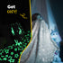 Starry Night Glow in the Dark Blanket - Grey