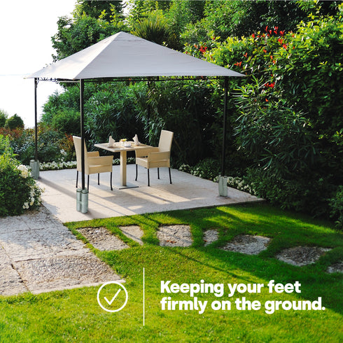 Gazebo Sand Bags Set of 4 - Grey