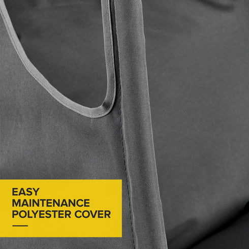 Luna Hanging Folding Egg Chair - Grey