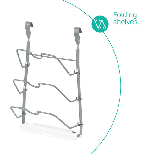 Saucepan Lid Rack - Grey