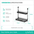 Kitchen Hanging Rack - Black