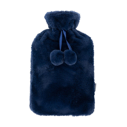 Plush Hot Water Bottle - Navy