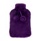 Plush Hot Water Bottle - Purple