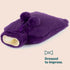 Plush Hot Water Bottle - Purple