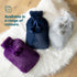 Plush Hot Water Bottle - Purple