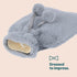 Plush Hot Water Bottle - Grey