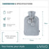 Plush Hot Water Bottle - Grey