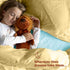 LIVIVO Large Hot Water Bottle 2L Lion - Animal Style Microfiber Cover