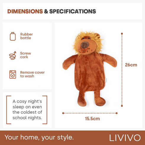Cuddly Lion Hot Water Bottle