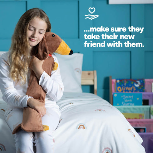 Cuddly Dachshund Hot Water Bottle - XL