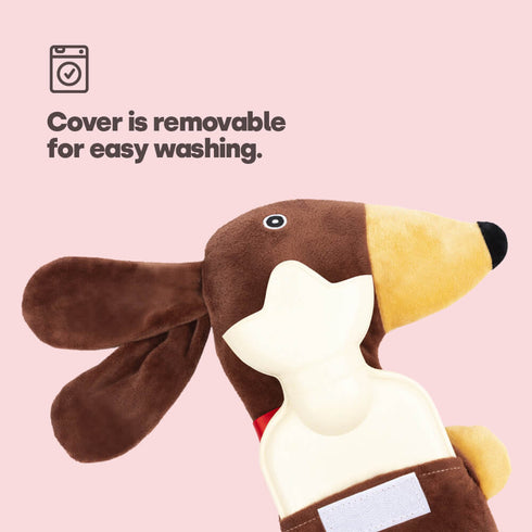 Cuddly Dachshund Hot Water Bottle - XL