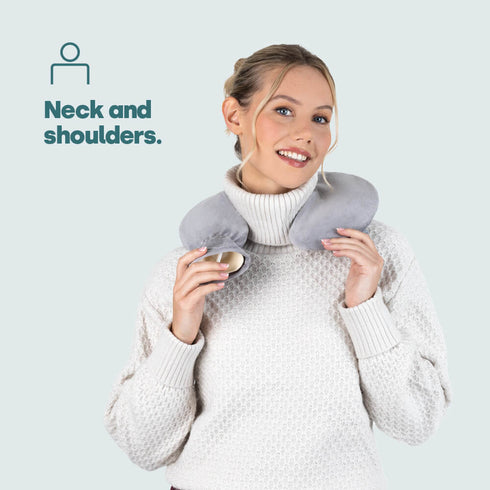 Neck Hot Water Bottle - Grey