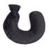 LIVIVO Neck & Shoulder U Shaped Hot Water Bottle 1L - Black Fleece