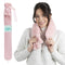 Wrap-Around Long Hot Water Bottle - Pink Plush
