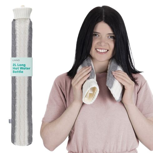 Ski Knit Long Hot Water Bottle