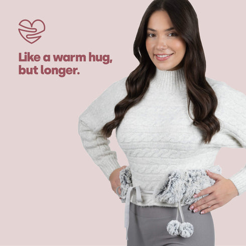 Wrap-Around Hot Water Bottle - Faux Fur