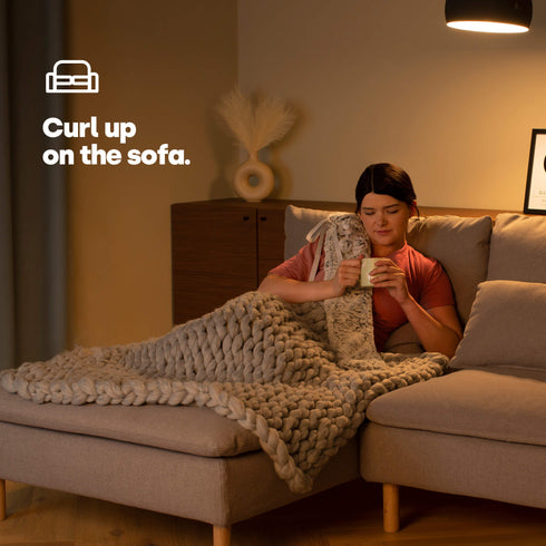 Wrap-Around Hot Water Bottle - Faux Fur