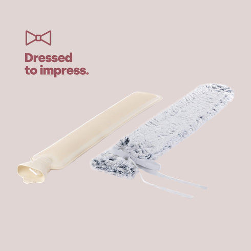 Wrap-Around Hot Water Bottle - Faux Fur