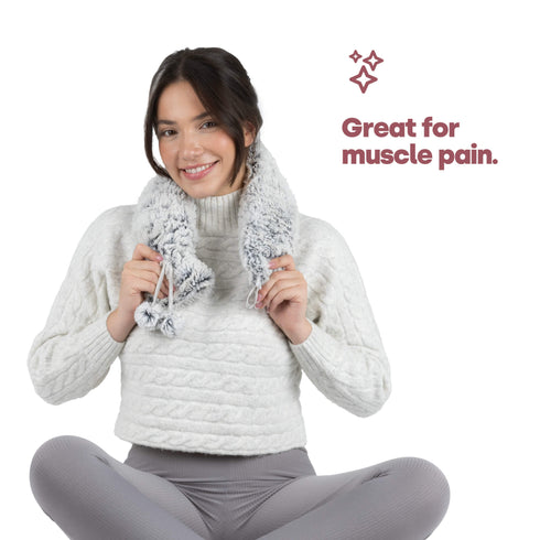 Wrap-Around Hot Water Bottle - Faux Fur