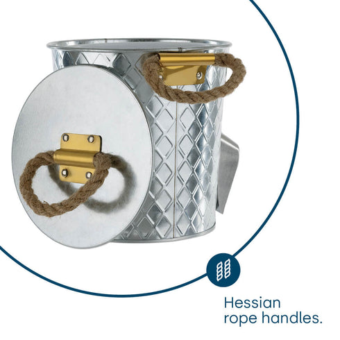 Ice & Champagne Bucket - Galvanised Steel