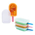 4 Ice Lolly Moulds with Sticks - Orange/Green