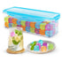LIVIVO Reusable Ice Cubes 60pcs with Storage Box - No Dilution BPA Free