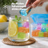 LIVIVO Reusable Ice Cubes 60pcs with Storage Box - No Dilution BPA Free