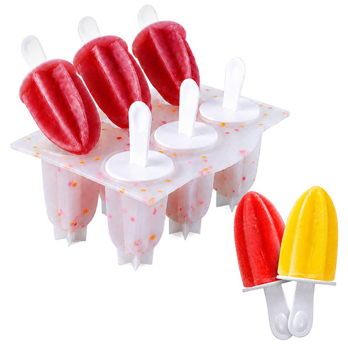 Wicked Gizmos 6 Star-Shaped Ice Pop Lolly Mould
