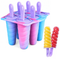 Wicked Gizmos 6 Twister-Shape Ice Lolly Mould - BPA Free Spiral Summer Treats - Cosmic Pink