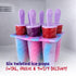 Wicked Gizmos 6 Twister-Shape Ice Lolly Mould - BPA Free Spiral Summer Treats - Cosmic Pink