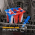 Wicked Gizmos 6 Twister-Shape Ice Lolly Mould - BPA Free Spiral Summer Treats - Tricolour