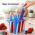 Wicked Gizmos 6 Twister-Shape Ice Lolly Mould - BPA Free Spiral Summer Treats - Tricolour