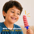 Wicked Gizmos 6 Twister-Shape Ice Lolly Mould - BPA Free Spiral Summer Treats - Tricolour