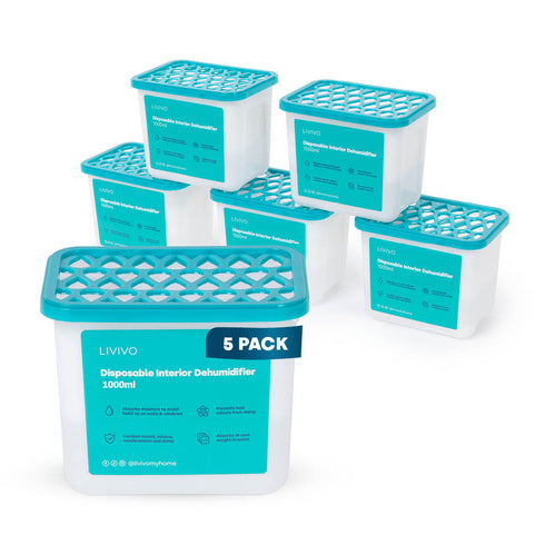 1000ml Teardrop Disposable Dehumidifier - pack of 5