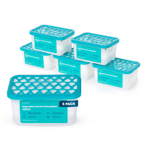 500ml Teardrop Disposable Dehumidifier 5-pack