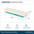 Slim Line Disposable Moisture Absorber 4-Pack - Calcium Chloride Dehumidifier