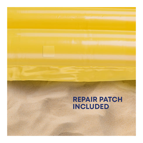Inflatable Water Lounger Mat - Yellow