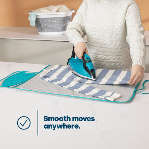 Travel Iron Mat with Silicone Iron Rest Pad