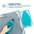 Travel Iron Mat with Silicone Iron Rest Pad
