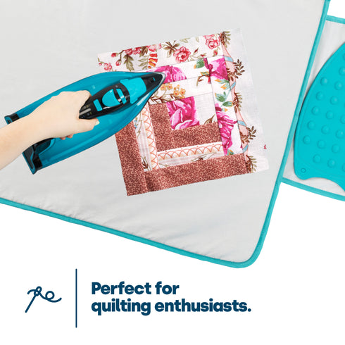 Travel Iron Mat with Silicone Iron Rest Pad